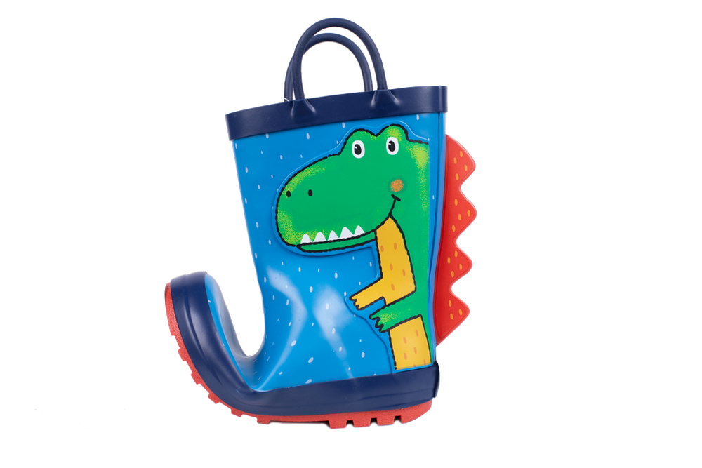 Stivali da pioggia in gomma, dinosauro, Mr Tiggle