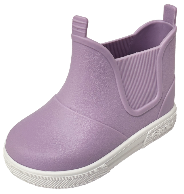 Stivaletti da pioggia BABY BEATLY di Boatilus, colore lilla/white