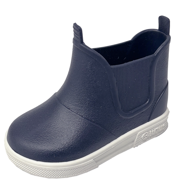 Stivaletti da pioggia BABY BEATLY di Boatilus, colore navy/white