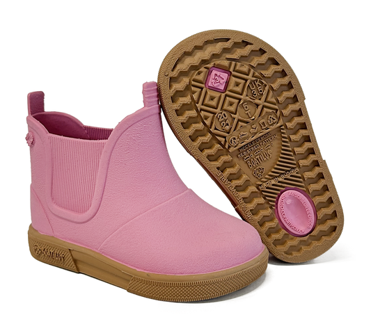 Stivaletti da pioggia BABY BEATLY di Boatilus, colore old pink/beige