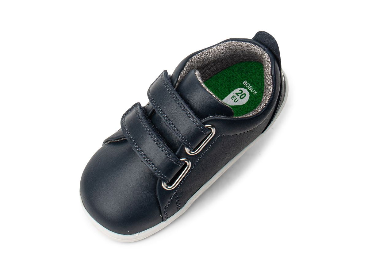 Bobux Step Up Grass Court scarpe in pelle primi passi, colore navy
