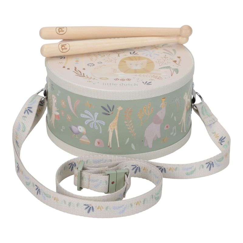 Tamburo musicale, collezione SAFARI FRIENDS, Little Dutch