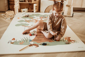 Tappeto gioco in schiuma eevaa fantasia TREEHOUSE(casetta sull'albero), Play&go, 6 pezzi