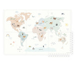 Tappeto gioco in schiuma eevaa fantasia WORLDMAP, Play&go, 6 pezzi