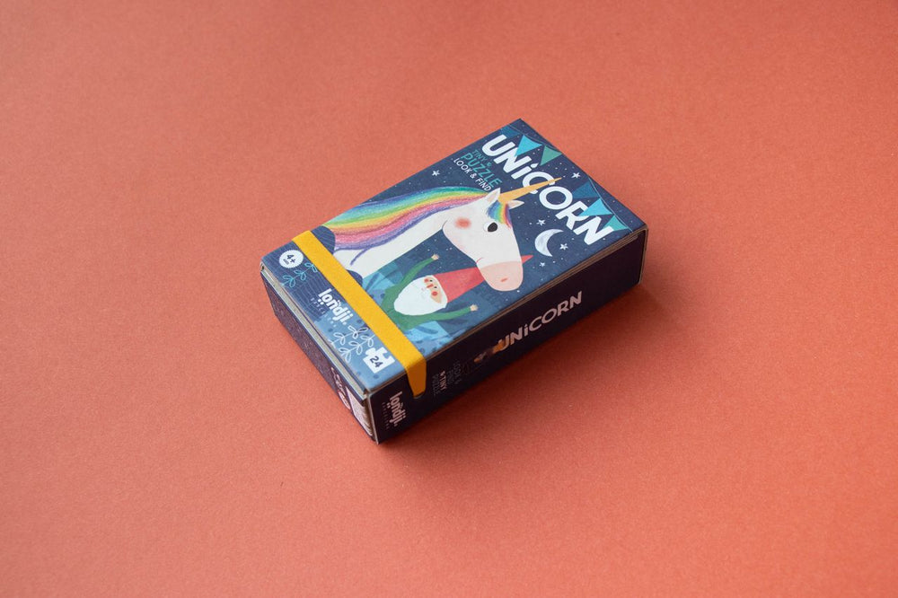 Londji, Unicorn, tiny puzzle look & find, Puzzle tascabile