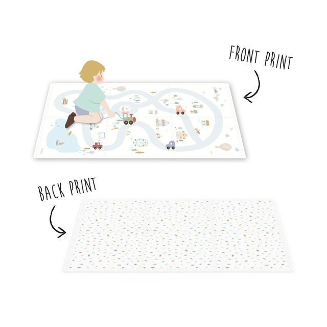 Tappeto gioco in schiuma eevaa fantasia VILLAGE, Play&go, 6 pezzi