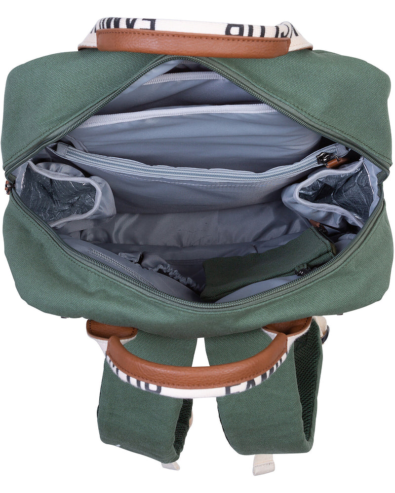 Zaino Fasciatoio, Family Club, colore verde, Childhome