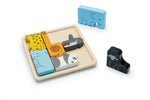 Gioco Puzzle a tema animali in legno, "Animal Puzzle Game", Plan Toys
