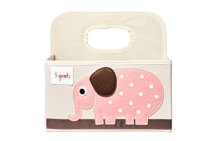 contenitore porta pannolini con disegnato un elefante