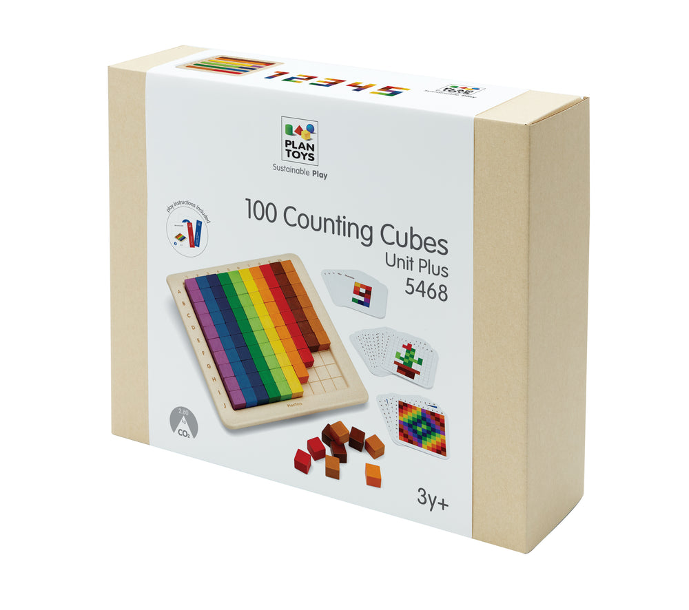 Counting cubes, Plan Toys
