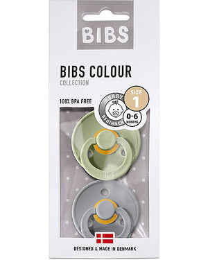 Set di due ciucci Bibs ciliegia Sage-cloud