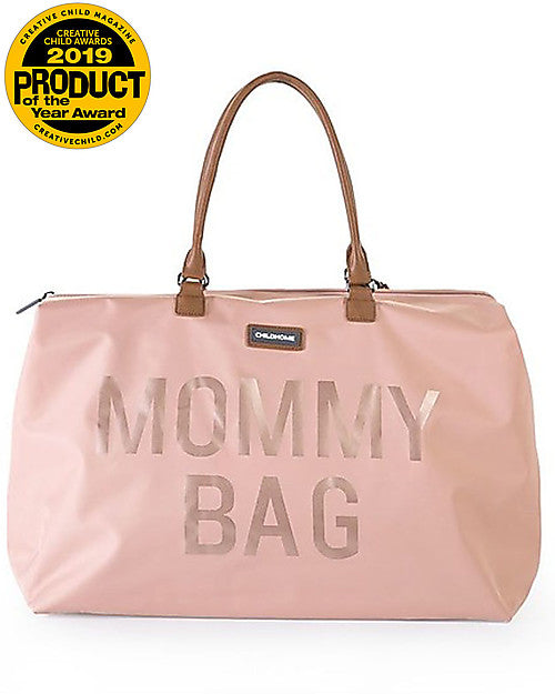 Mommy Bag, Borsa Fasciatoio, colore rosa, Childhome