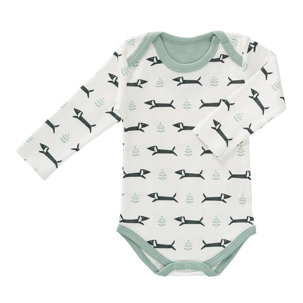 Body manica lunga Fresk baby Bassotto Bianco, cotone bio