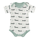 Body mezza manica Fresk Baby Bassotto Bianco, cotone bio