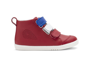 I Walk Hi Court Switch Red (blueberry+white), Bobux