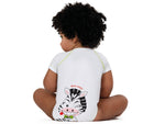 Body neonato 4 stagioni, taglia unica 0-36 mesi, J Bimbi - Collezione Baby Jungle - Zebra