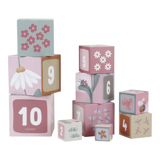 Stacking Blokcs, Cubi impilabili in cartone, Little Dutch