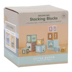 Stacking Blokcs, Cubi impilabili in cartone, Little Dutch