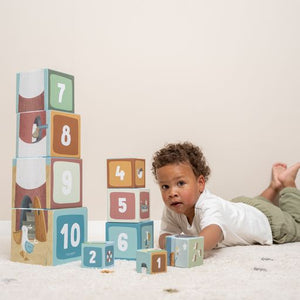 Stacking Blokcs, Cubi impilabili in cartone, Little Dutch