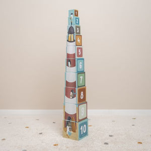 Stacking Blokcs, Cubi impilabili in cartone, Little Dutch