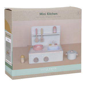 Mini Kitchen, mini cucina in legno, Little Dutch. Gioco nella sua confezione di cartone riciclato