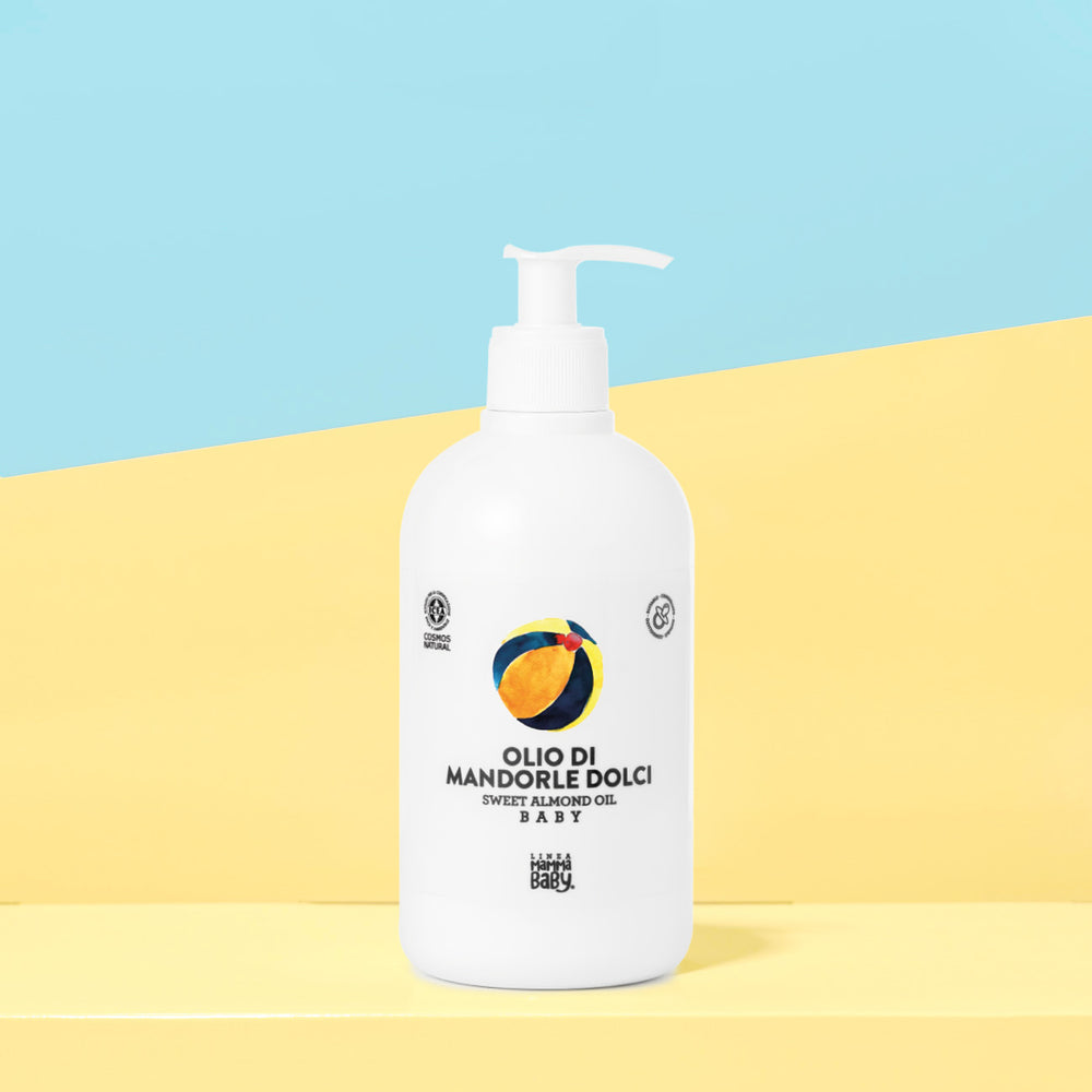 Olio mandorle dolci 'Palla colorata' Linea Mamma Baby, 500ml