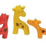 Puzzle in legno a forma di Giraffa 'Family Puzzle', Plan Toys