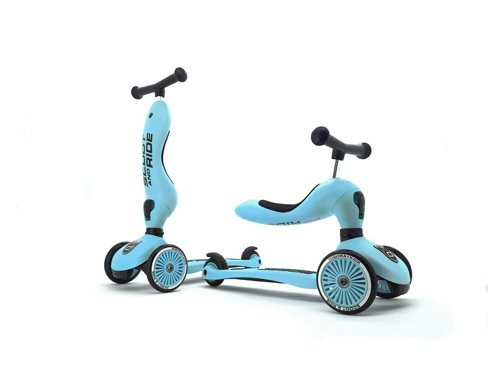 Monopattino e Triciclo 2in1 colore Blueberry, Scoot and Ride