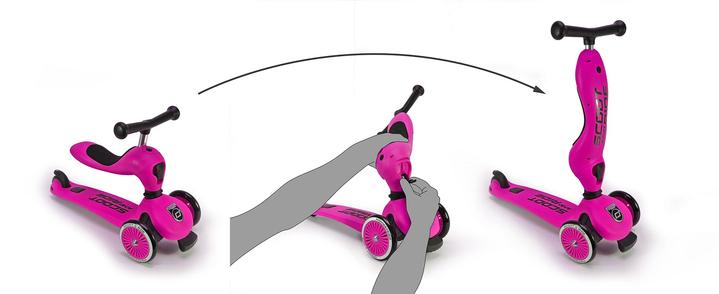 Monopattino e Triciclo 2in1 colore Kiwi, Scoot and Rid