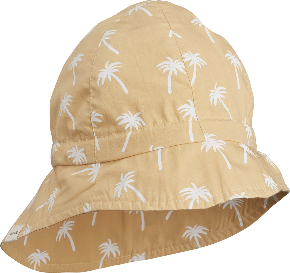 Cappello in cotone organico SUNNEVA con tesa allungata sulla nuca, Liewood - Palms/Jojoba
