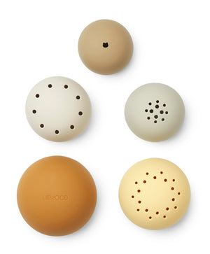 Giochi per il bagno impilabile in silicone, Liewood