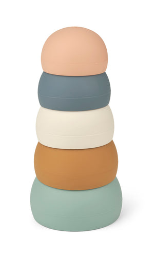 Giochi per il bagno impilabile in silicone, Liewood