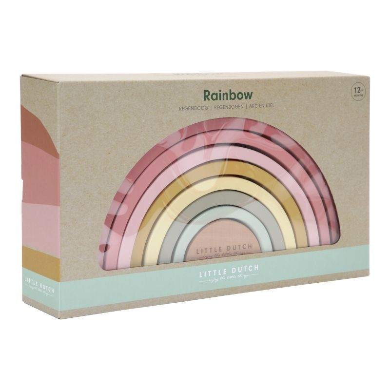 Arcobaleno impilabile in legno, Rainbow, Little Dutch