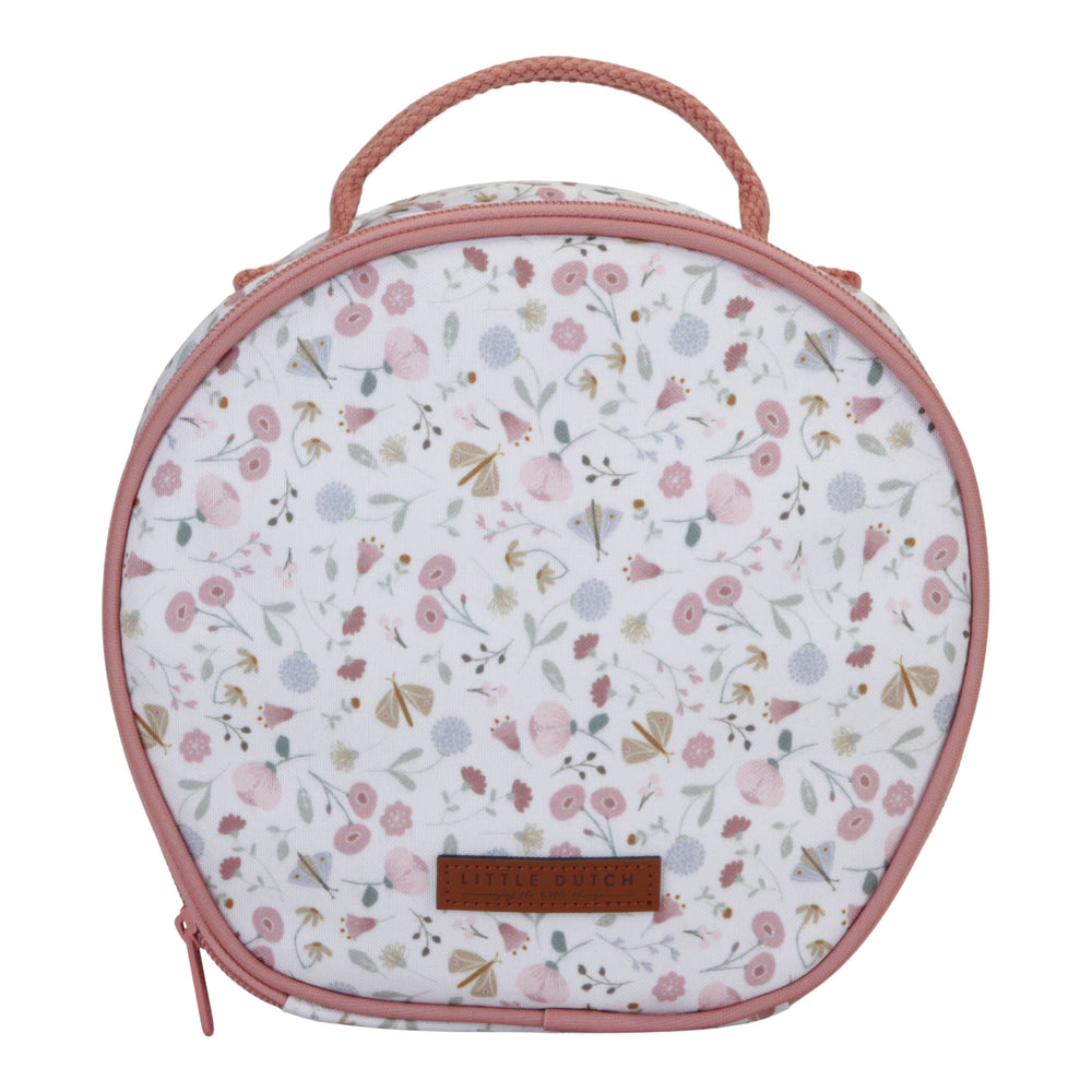 Beauty Case con trucchi in legno, Little Dutch. Set composto da beauty a tema fiori con manico in corda.