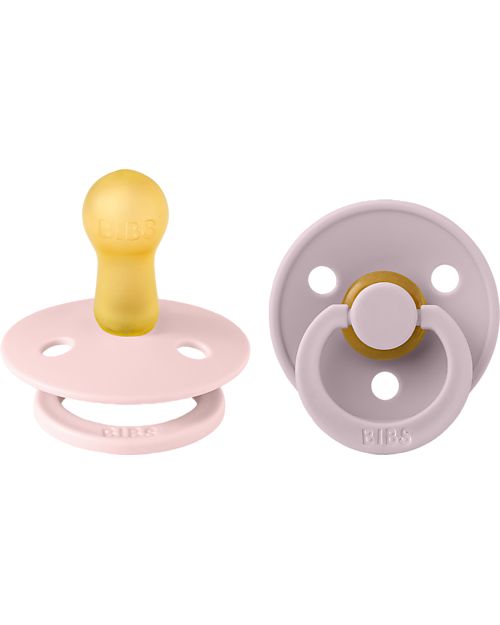 Set di due ciucci Bibs ciliegia Blossom-Dusty lilac