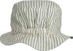 Cappello reversibile in cotone organico Sander Liewood - Stripe peppermint/sandy