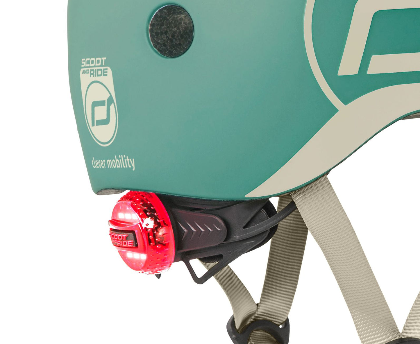 CASCO VERDE FOREST CON ROTELLA POSTERIORE PER REGOLARE MISURA