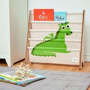libreria frontale per cameretta bimbi con un drago disegnato