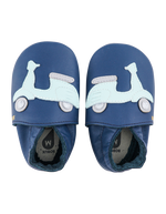 Bobux babbucce Soft Sole Vespa Navy, Retro Collection