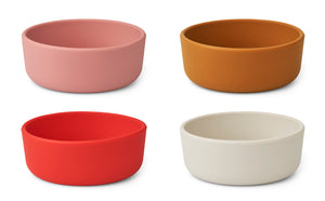 Set di 4 ciotole in silicone "Iggy Set Silicone Bowls", Liewood