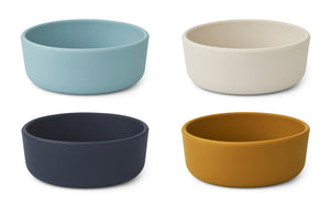 Set di 4 ciotole in silicone "Iggy Set Silicone Bowls", Liewood