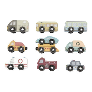 Railway Extension-Vehicles Set, Set veicoli Railway Collection, Little Dutch