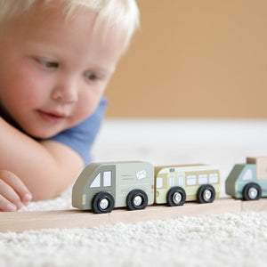 Railway Extension-Vehicles Set, Set veicoli Railway Collection, Little Dutch