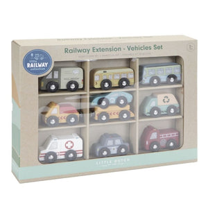Railway Extension-Vehicles Set, Set veicoli Railway Collection, Little Dutch