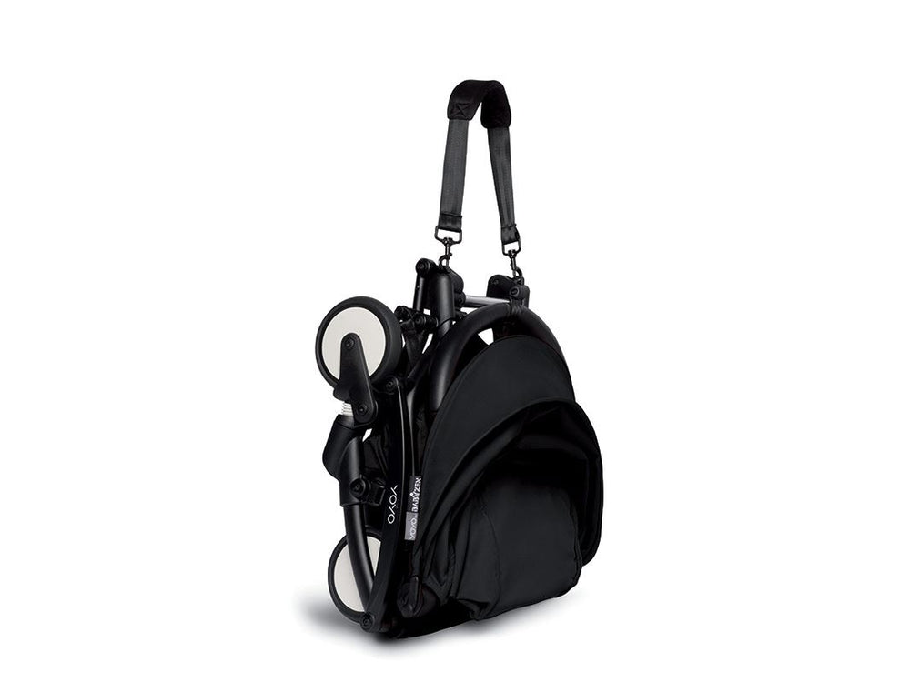 chiusura compatta del passeggino yoyo nero