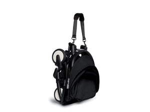 chiusura compatta del passeggino yoyo nero