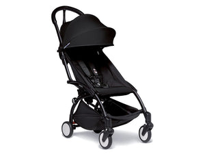 passeggino yoyo rivestimento nero e telaio nero